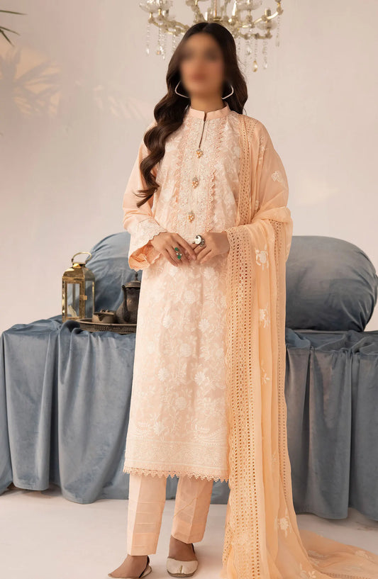 Bunai Premium Embroidery Lawn Collection 2024 - Design 10