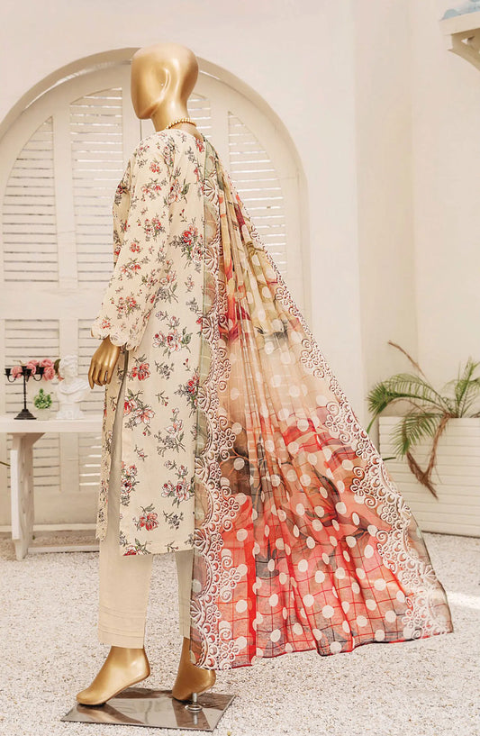 Tarzz Lawn Printed  Embroidered Collection Vol 02 - Design 11