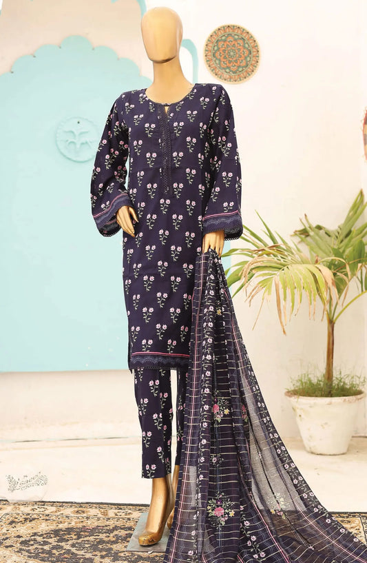 Bin Saeed Printed Lawn Collection 2024 Vol 14 - Design 11