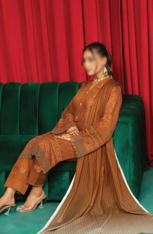 Aangan Digital Printed Lawn Collection By Humdum - Design 11