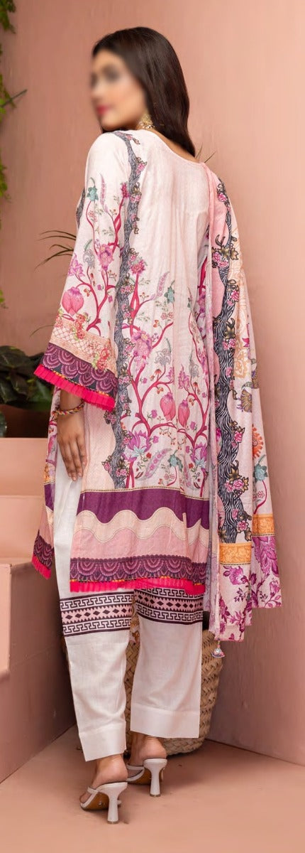 Zainab Digital Printed Luxury Lawn Collection - Design 11