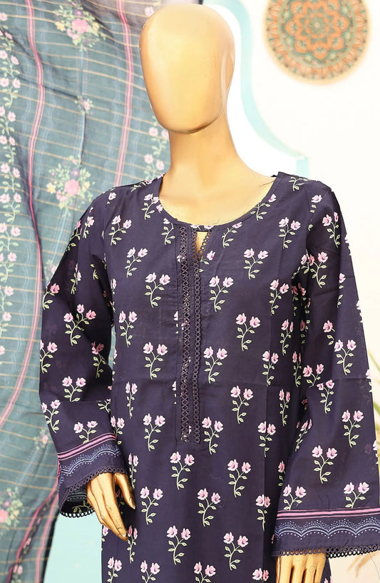 Bin Saeed Printed Lawn Collection 2024 Vol 14 - Design 11