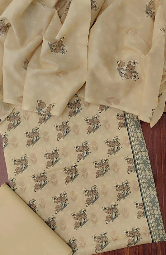 Mother Printed Lawn 3 Pcs Collection - Design 11