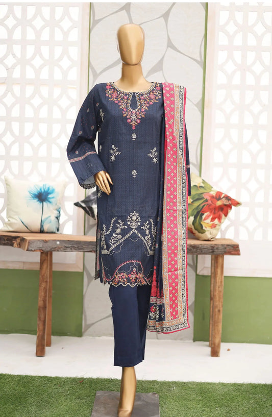 Bin Saeed Khaddar Winter Embroidered Collection - Design 12