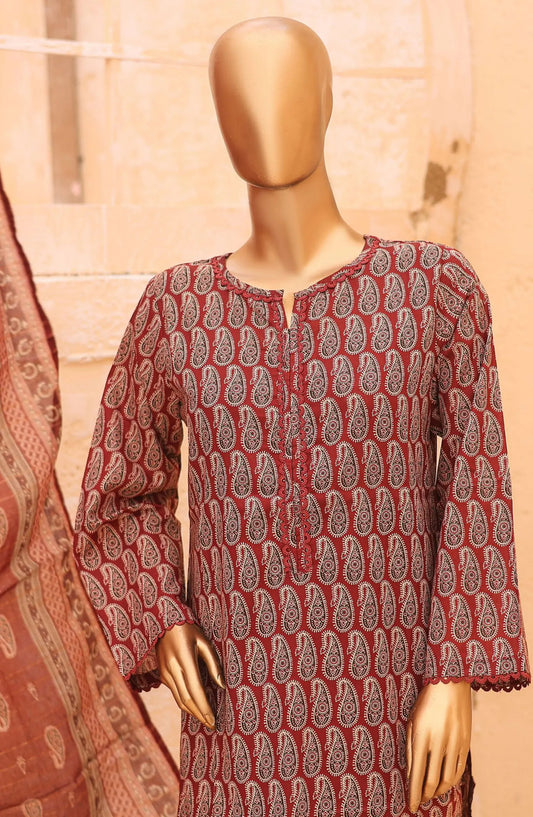 Bin Saeed Printed Lawn Collection 2024 Vol 12 - Design 12