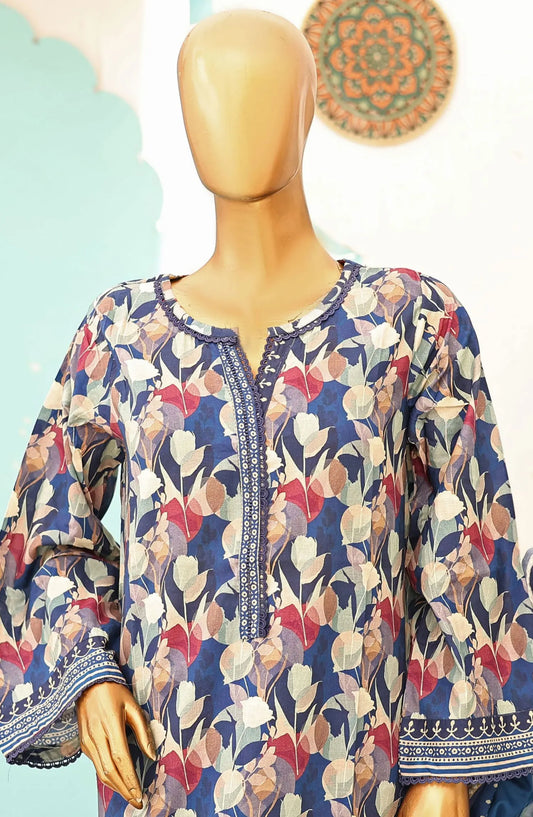 Bin Saeed Printed Lawn Collection 2024 Vol 14 - Design 12