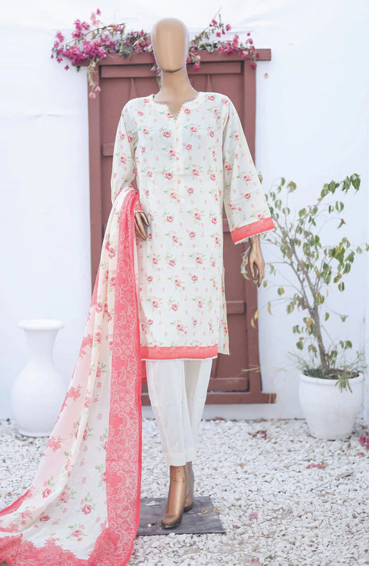 Bin Saeed Printed Lawn Collection 2024 Vol 15 - Design 13