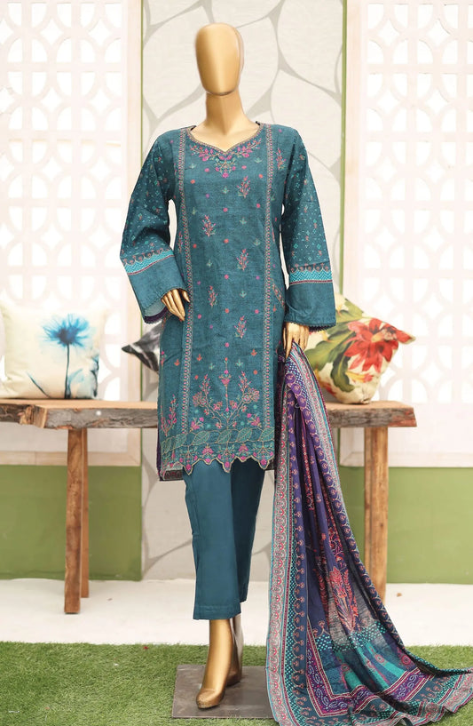 Bin Saeed Khaddar Winter Embroidered Collection - Design 13