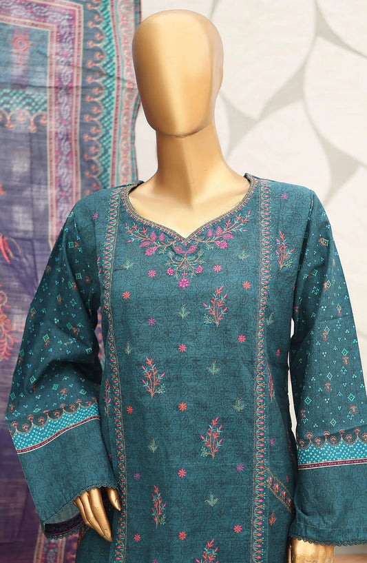 Bin Saeed Khaddar Winter Embroidered Collection - Design 13