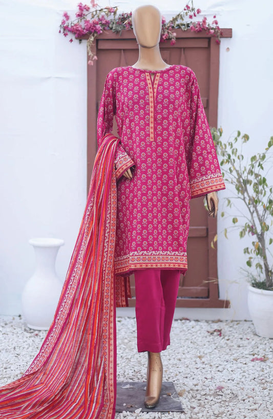 Bin Saeed Printed Lawn Collection 2024 Vol 15 - Design 14