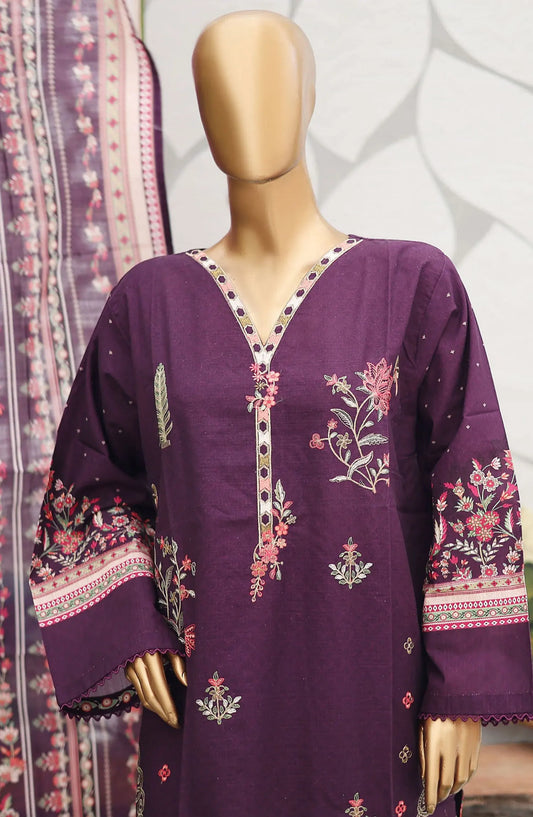 Bin Saeed Khaddar Winter Embroidered Collection - Design 14