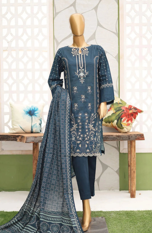 Bin Saeed Khaddar Winter Embroidered Collection - Design 16