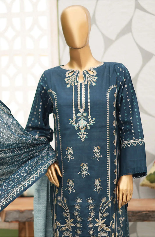 Bin Saeed Khaddar Winter Embroidered Collection - Design 16