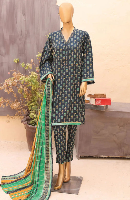 Bin Saeed Printed Lawn Collection 2024 Vol 15 - Design 16