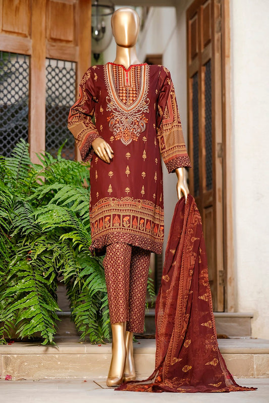 Amna Khadija Diva Embroidered Lawn Vol-03 D-19