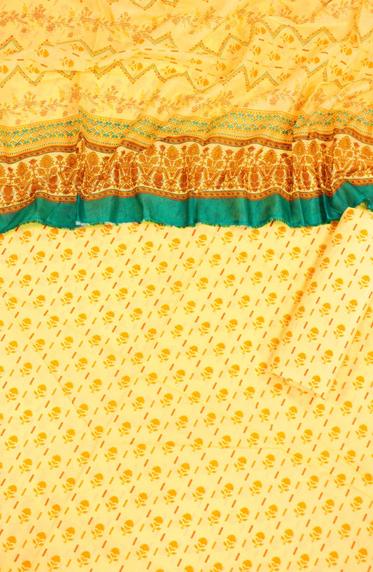 Bin Saeed Printed Lawn Unstitched 3 Piece Suit - D-89 - BS25L - Yellow - Summer Collection