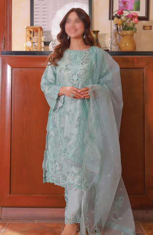 Guzel Naqsh Organza Stitched 3 Piece Collection - 04 DIYA