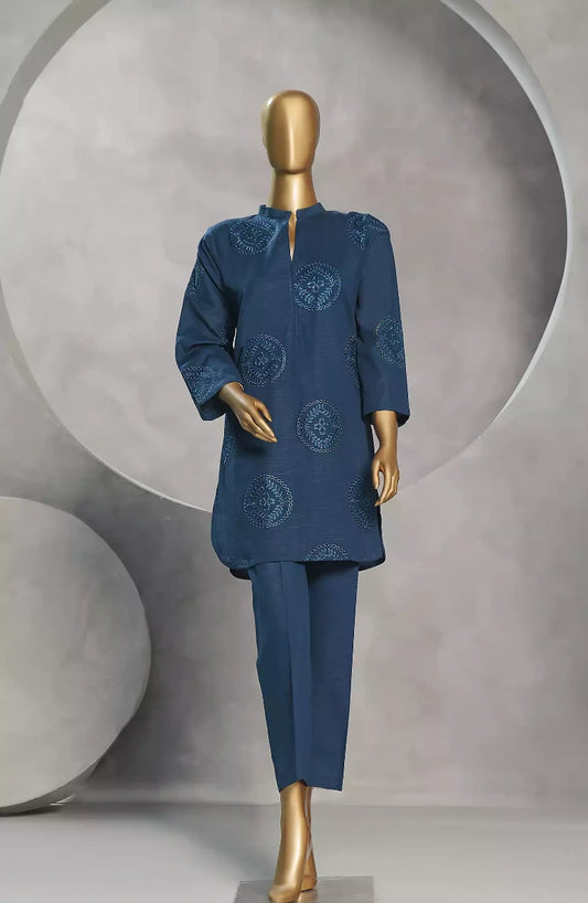 Amna Khadija Damask Khaddar RTW Collection-DKRTW - 02B