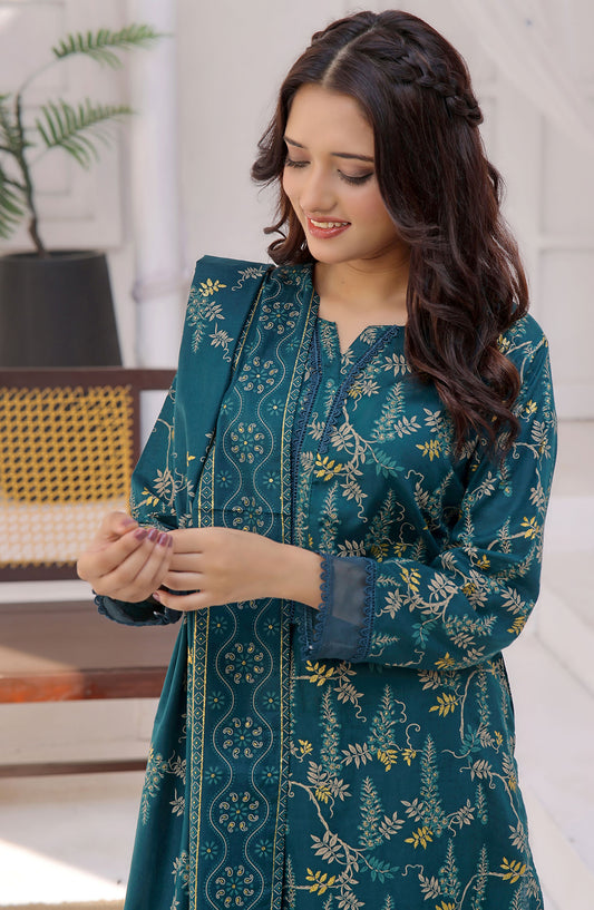 Designer Cotton Lawn 3 Pcs Printed Collection 2024 - DL 90