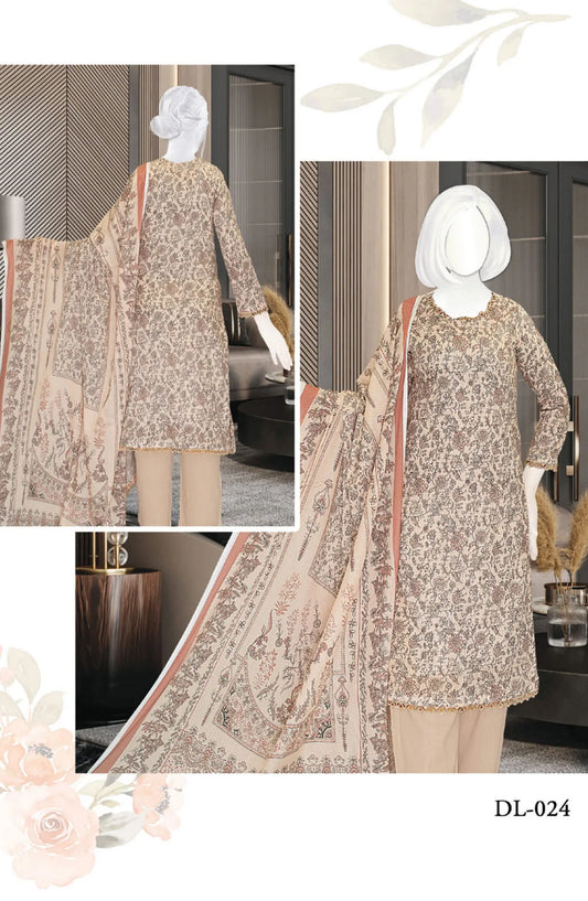 Romaiza Digital Printed Lawn Collection - DL 024