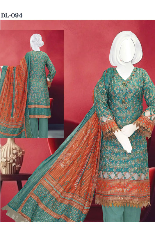 Jhurmat Digital Printed Lawn Collection 2024 - DL 094