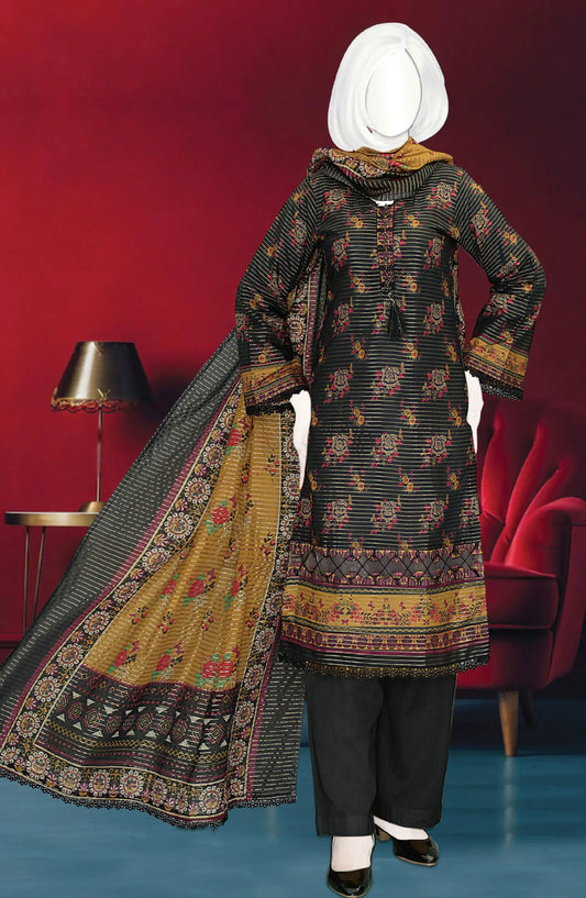 Jhurmat Digital Printed Lawn Collection 2024 - DL 101