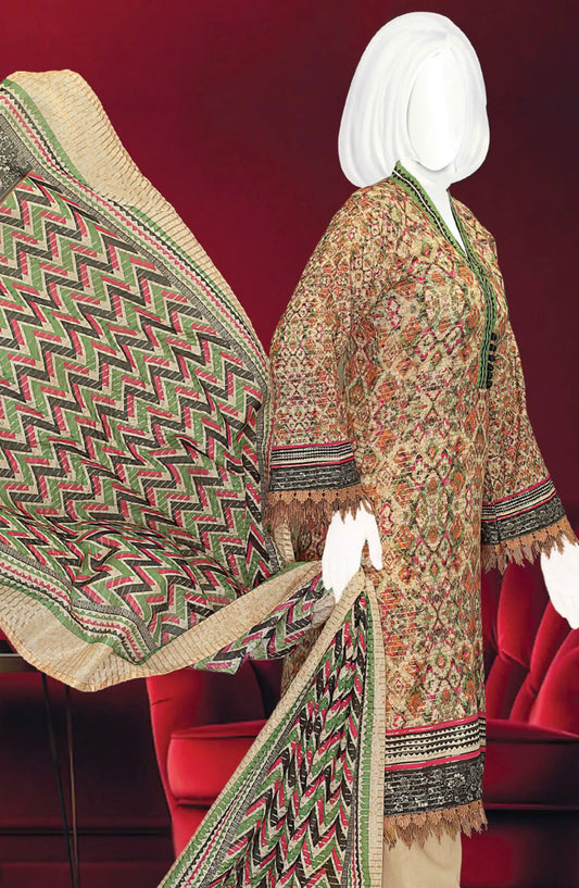 Jhurmat Digital Printed Lawn Collection 2024 - DL 103