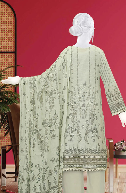 Noor Digital Printed and Embroidered Lawn Collection 2024 - DL 124