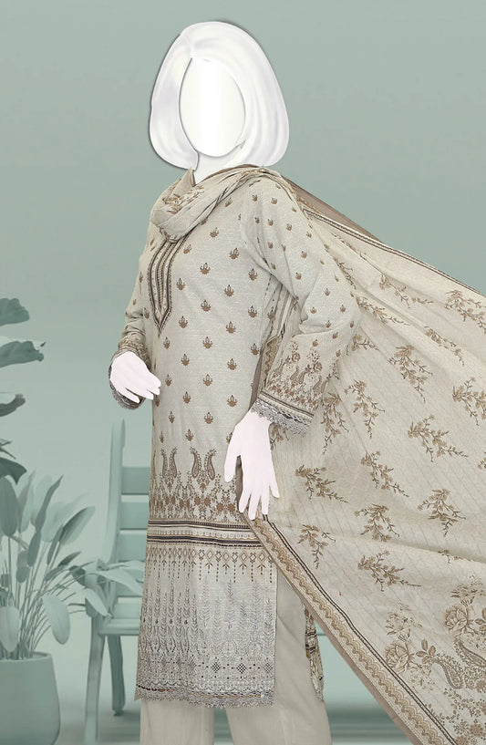 Husna Digital Printed Embroidered Lawn Slub Collection - DL 171