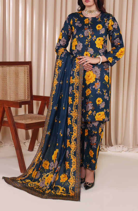Al Karim Printed Cotton Lawn Unstitched 3 Piece Suit - DL 224 - ALK25DCL - Summer Collection