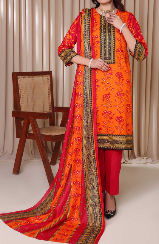 Al Karim Printed Cotton Lawn Unstitched 3 Piece Suit - DL 227 - ALK25DCL - Summer Collection