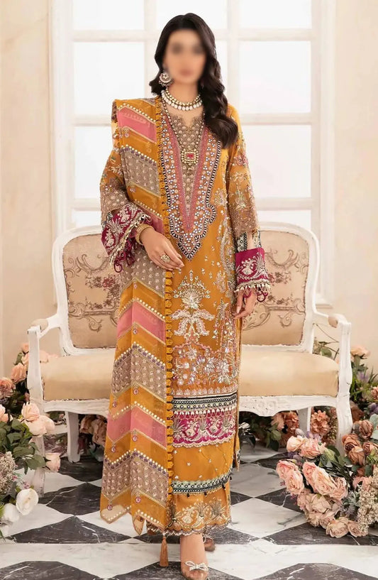 Elaf Premium Luxury Embroidered Collection 2024 - ECH-01 KIARA