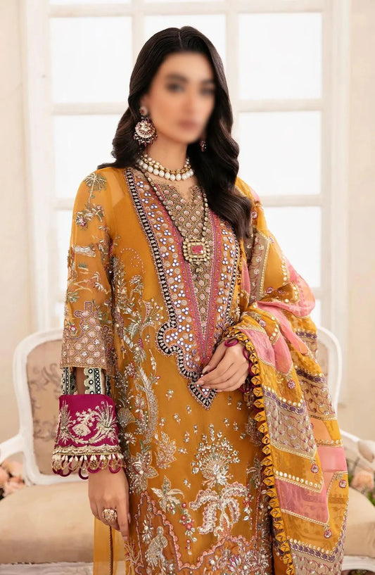 Elaf Premium Luxury Embroidered Collection 2024 - ECH-01 KIARA
