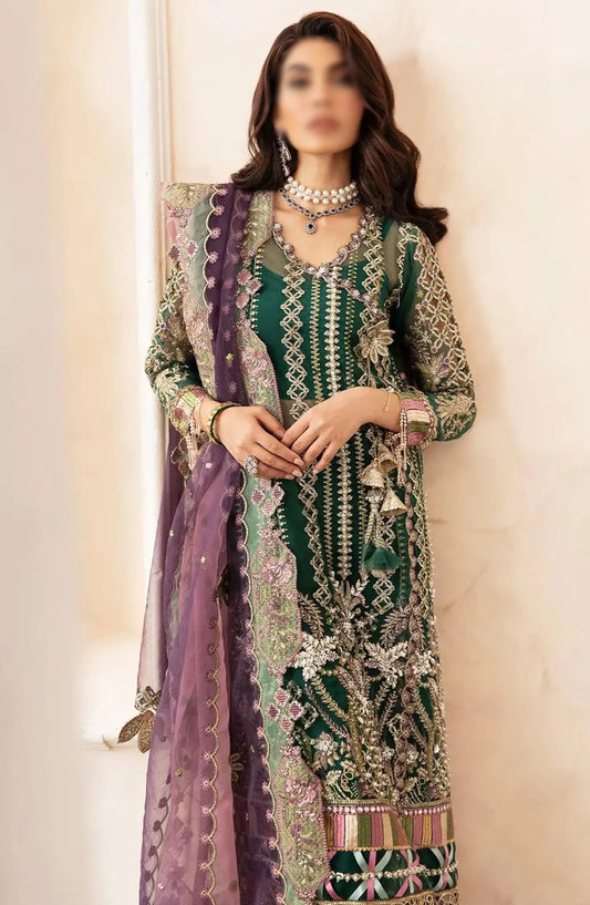 Elaf Premium Luxury Embroidered Collection 2024 - ECH-07 AYZEL