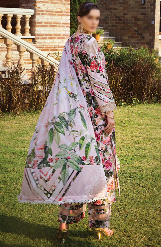Elaf Print Chikankari Collection 2024 - ECT 01A