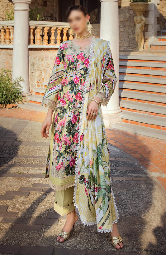 Elaf Print Chikankari Collection 2024 - ECT 01B