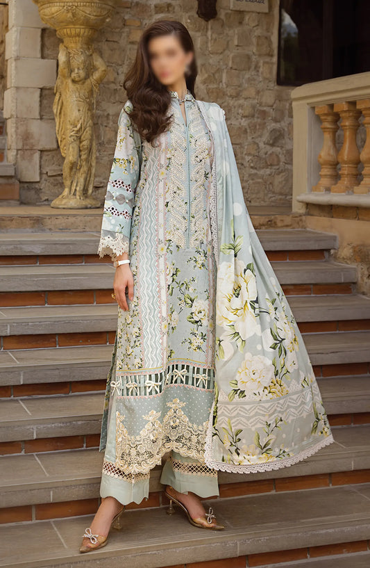 Elaf Print Chikankari Collection 2024 - ECT 05A