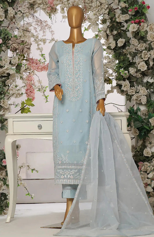 Eshal Fatima Lamhay 3 Pcs Organza RTW Collection By Emaan Adeel - EF - 107