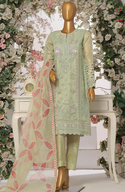 Eshal Fatima Lamhay 3 Pcs Organza RTW Collection By Emaan Adeel - EF - 109
