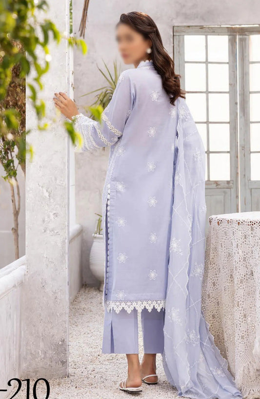 Lawnkari Exclusive Lawn Collection By Khoobsurat - EL  210