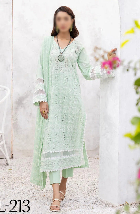Lawnkari Exclusive Lawn Collection By Khoobsurat - EL  213