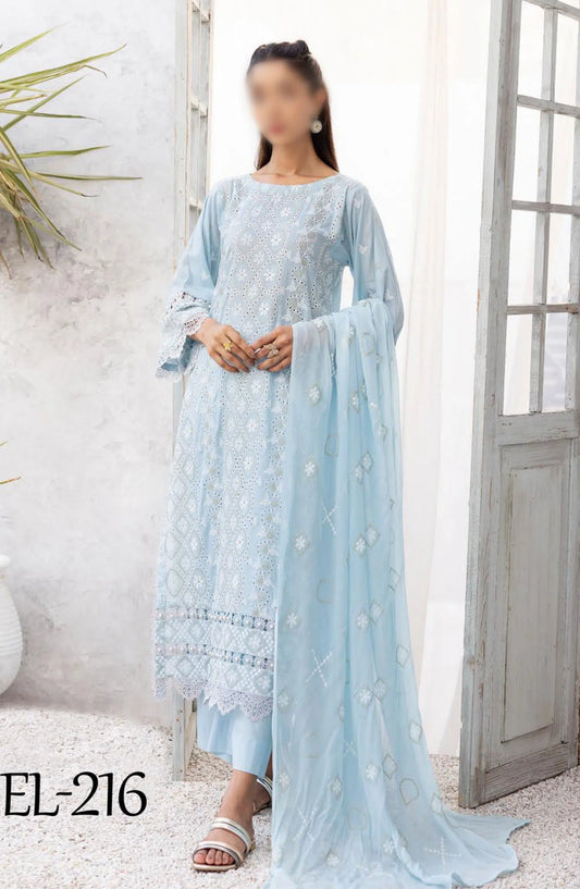 Lawnkari Exclusive Lawn Collection By Khoobsurat - EL  216