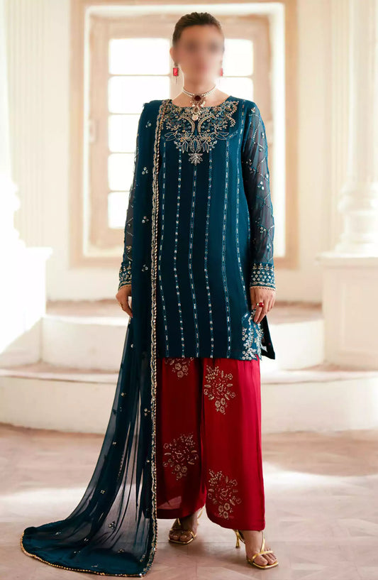 Sahane Elinor Unstitched Formals - EL 1807 MEGEVE