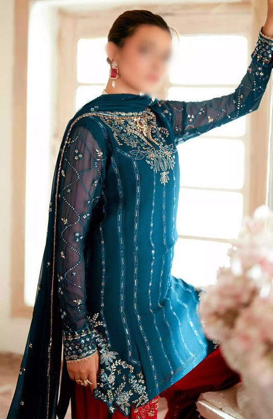 Sahane Elinor Unstitched Formals - EL 1807 MEGEVE