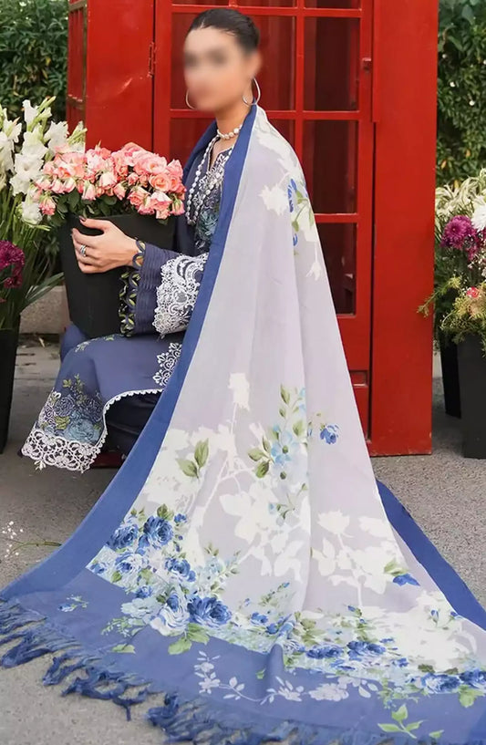 Elaf Winter Pashmina Shawl Collection 2024 - EPW-4A Secret Serenade