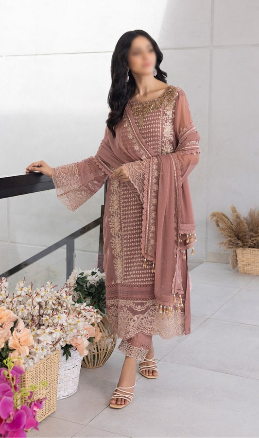 ES 029 Spray Rose Azure Ensembles 3pcs - Catalogue