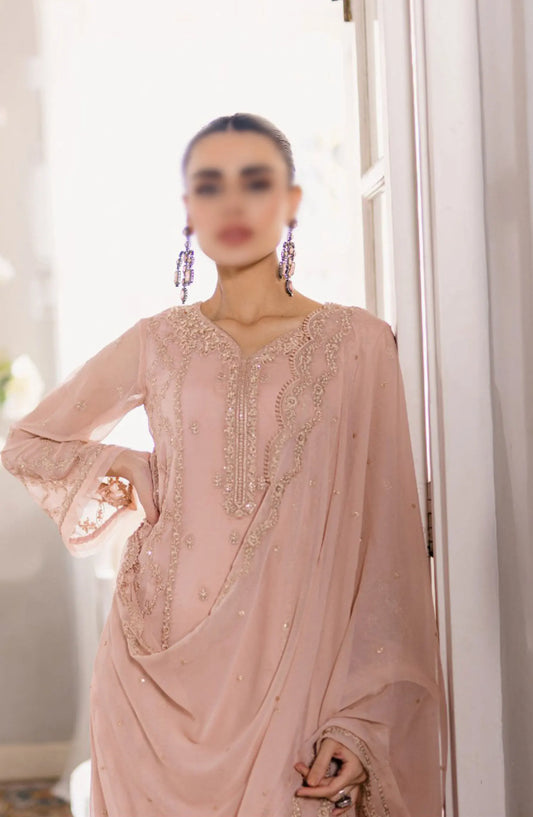 Azure Ensembles Festive 3 PCS Eid Drop 1 - ES 53 Nectarine