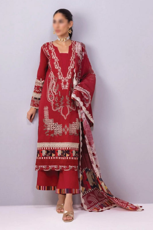 ESC 08 B Rosalie Elaf Signature Embroidered Lawn Collection 2023