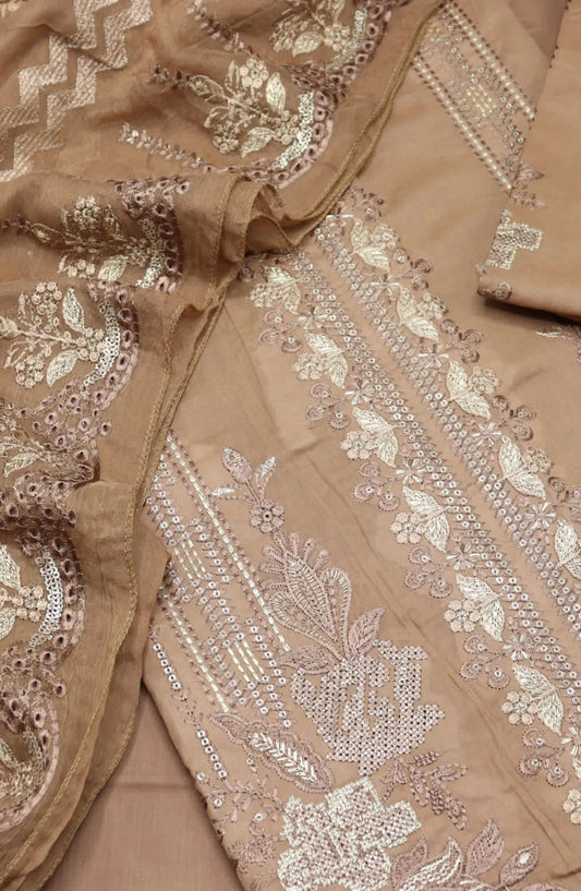 Ensembles Unstitched Luxury Embroidered Swiss Collection 2024 - EULESC 03