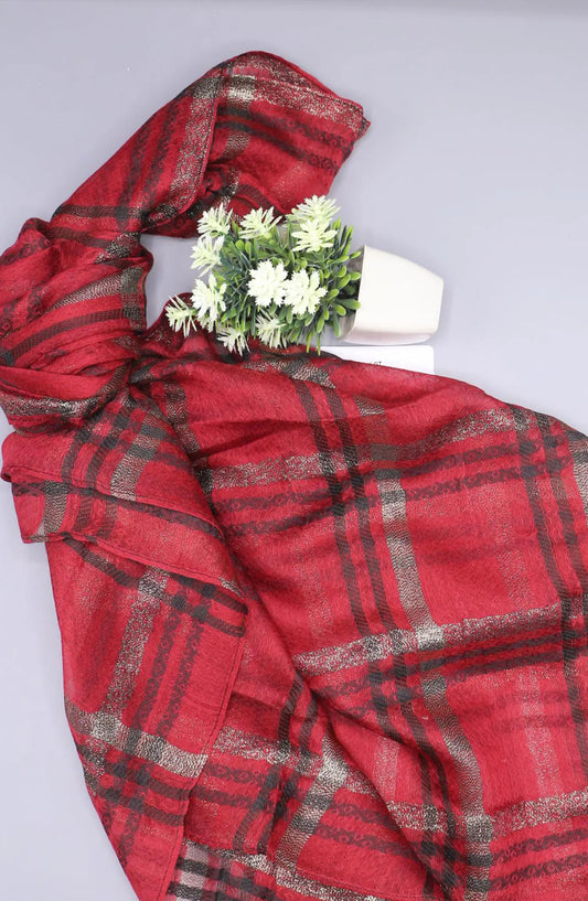 Evening Wraps Zari Net Collection 2024 - EWZN 02